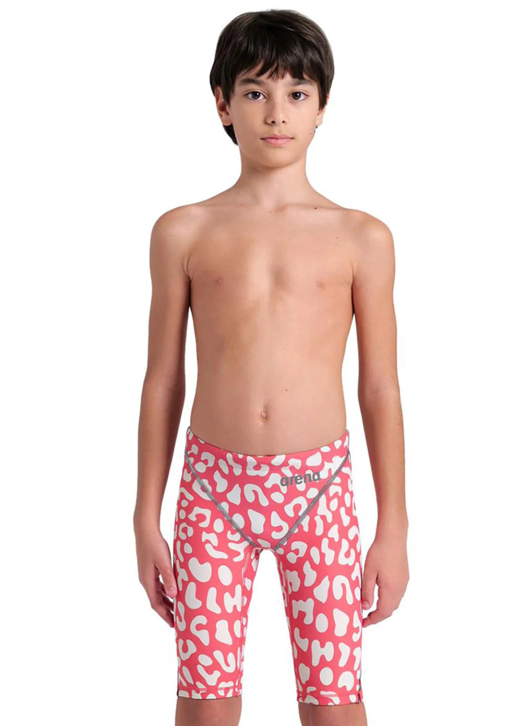 Arena Boys' Powerskin ST Next Limited Edition Leopard Jammer Tech Suit Swimsuit