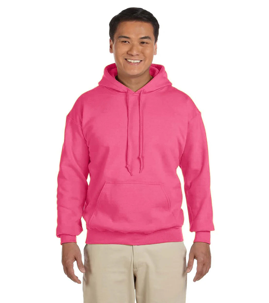 Gildan Unisex Heavy Blend Hoodie Safety Pink