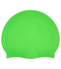 Sporti Kids' Solid Neon Silicone Swim Cap