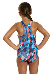 Sporti Girl's Catalyst Racer Back One Piece Swimsuit (Toddler, Little Kid, Big Kid)