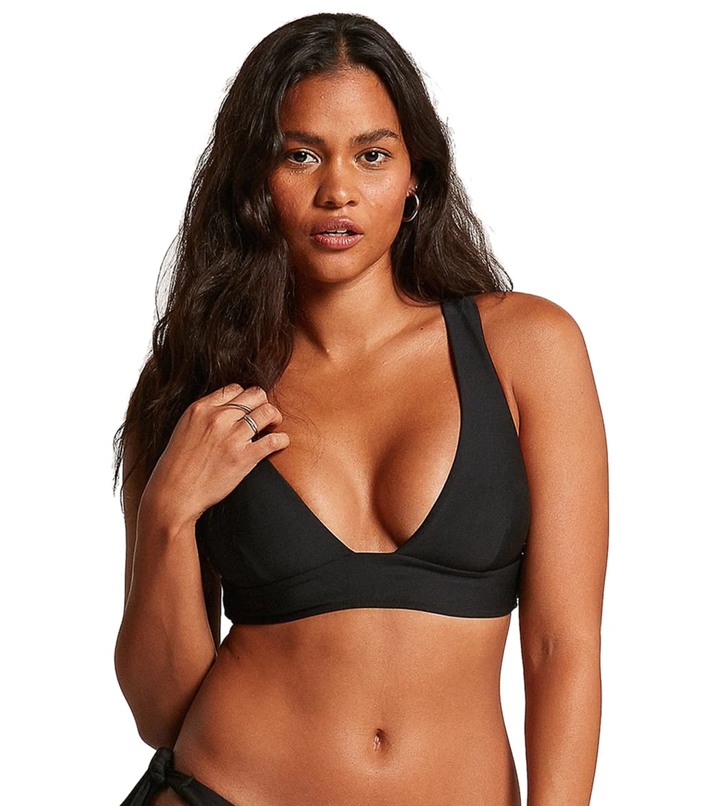 Volcom Women's Simply Seamless Halter Bikini Top
