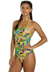 Sporti Flutter Garden Micro Back One Piece Swimsuit (26-40)