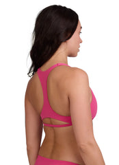 JOLYN Women's Doris Solid Racerback Bikini Top