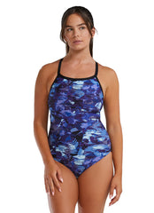 TYR Women's Fractal Durafast Elite Diamond Controlfit One Piece Swimsuit