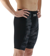 TYR Men's Shockwave High Waist Camo Jammer Tech Suit Swimsuit