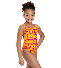 Sporti x She Is This Limited Edition Shine Bright Thin Strap One Piece Swimsuit Youth (22-28)
