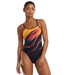 TYR Women's Vesuvius Crosscut Tieback One Piece Swimsuit