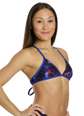 TYR Women's Montipora Durafast Elite Triangle Tieback Bikini Top