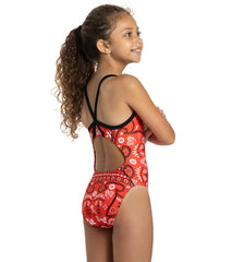 Sporti x Alex Walsh Boho Bandana Thin Strap One Piece Swimsuit Youth (22-28)
