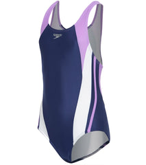 Speedo Girls' Infinity Splice One Piece Swimsuit (Little Kid)