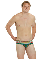 Sporti Granny Sweater Heart Reindeer Brief Swimsuit