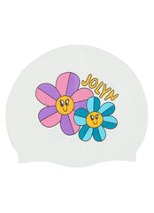 JOLYN Happy Flower Silicone Swim Cap