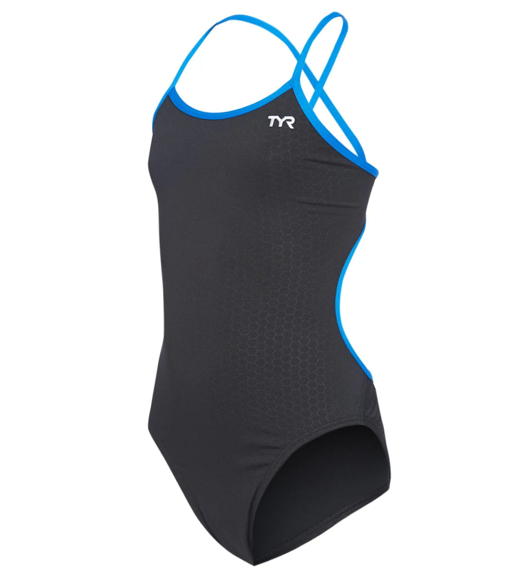 TYR Girls' Hexa Trinityfit One Piece Swimsuit