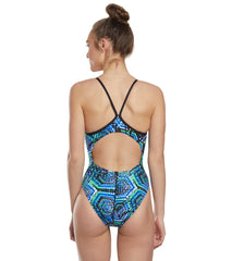 Dolfin Reliance Women's Hive V Back One Piece Swimsuit