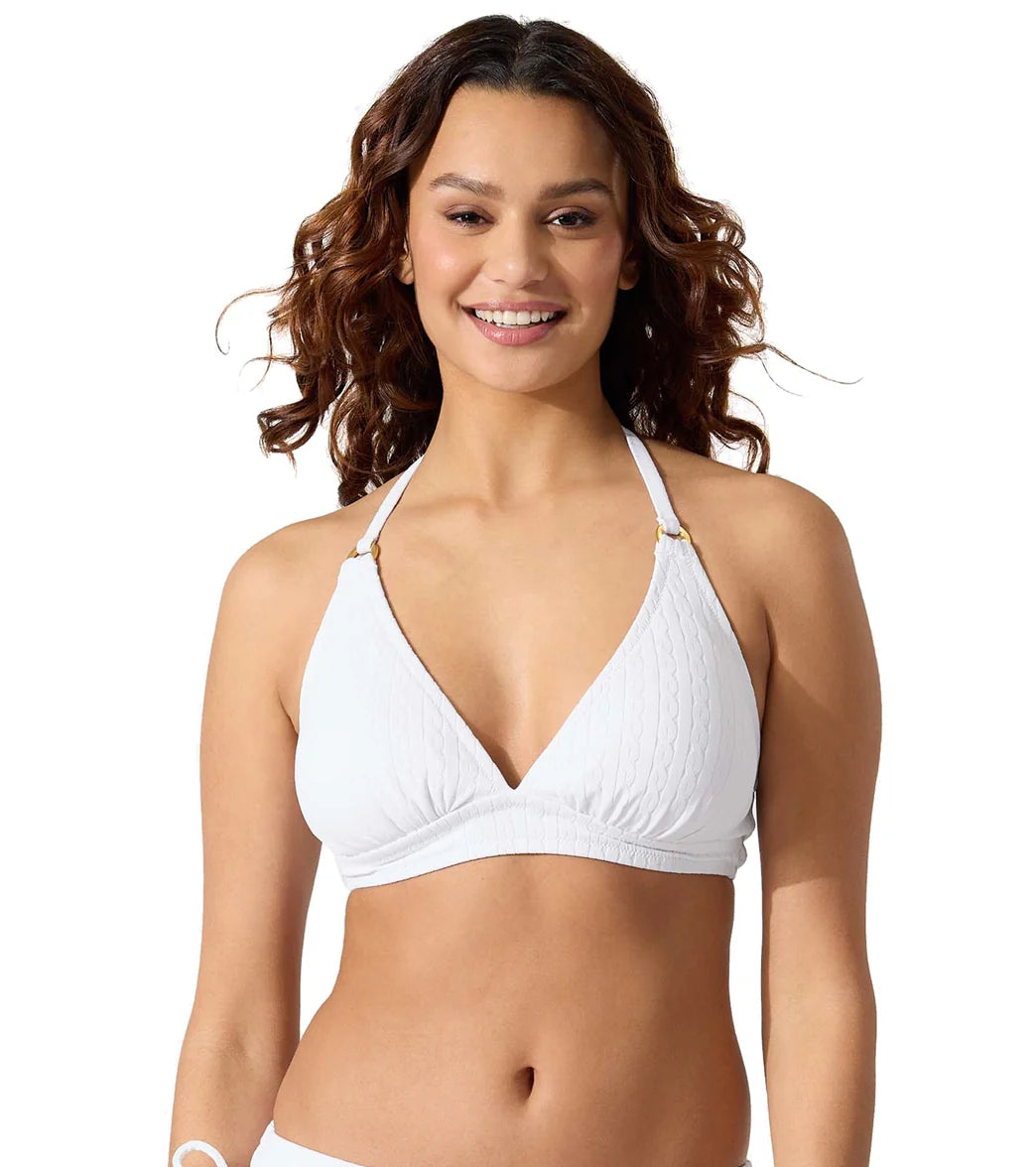 Tommy Bahama Women's Cable Beach Halter Bikini Top