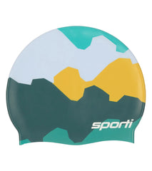 Sporti x She Is This Limited Edition Mountain Silicone Swim Cap