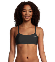 Speedo Women's Solid Strappy Bikini Top