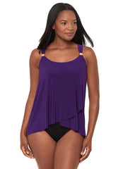 Miraclesuit Women's Razzle Dazzle Underwire Tankini Top