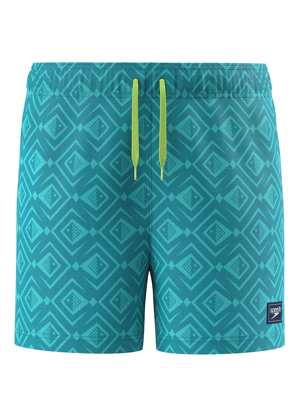 Speedo Boys' Hyper Teal Print 13" Volley Swim Trunks (Toddler, Little Kid, Big Kid)