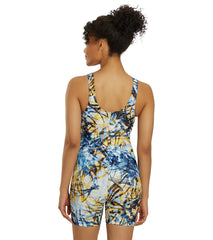 Sporti Unitard Breezy Palms One Piece Swimsuit