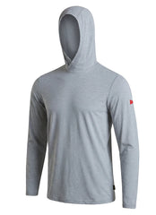Florence Men's Airtex Long Sleeve Hooded Shirt