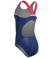 Dolfin Ocean Racing By Dolfin Youth Color Block HP Back One Piece Swimsuit