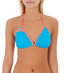 Hurley Block Party Blue Triangle Top