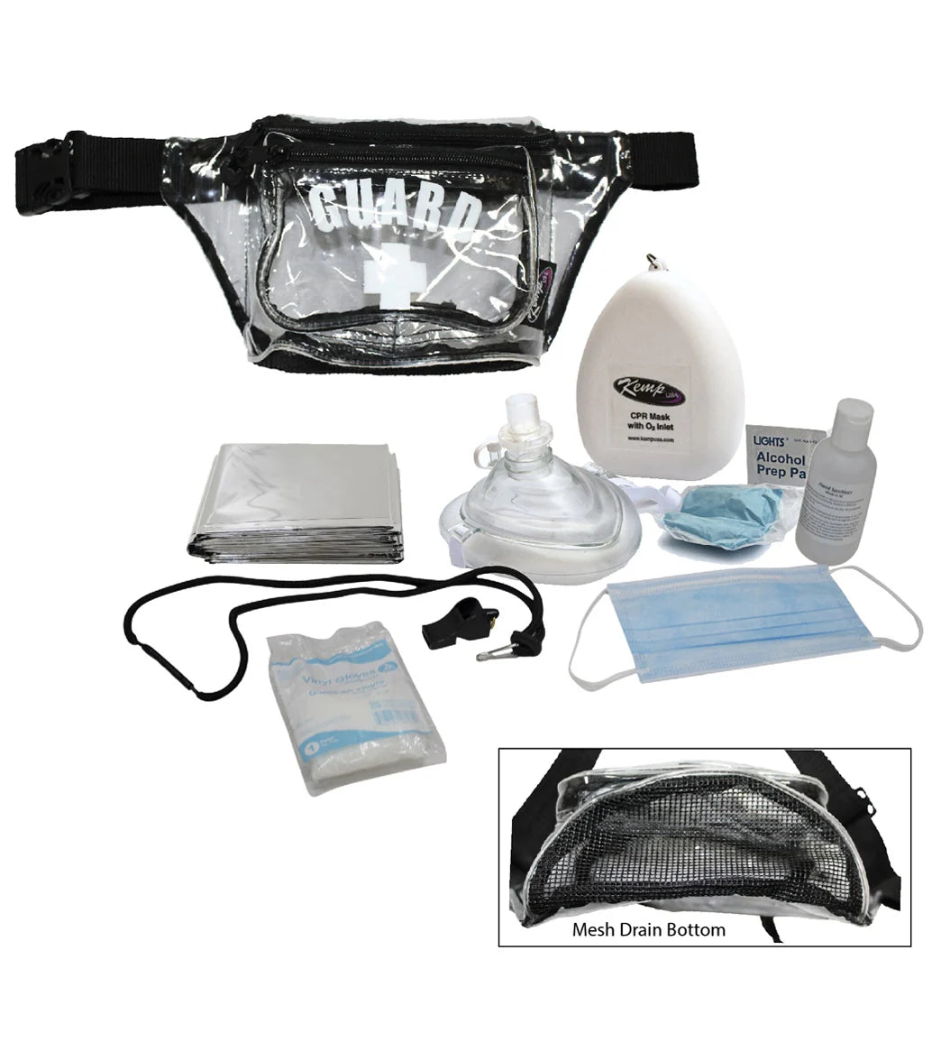 KEMP USA Clear PPE Supply Hip Pack