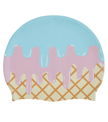 Sporti Ice Cream Scoop Silicone Swim Cap-OBS