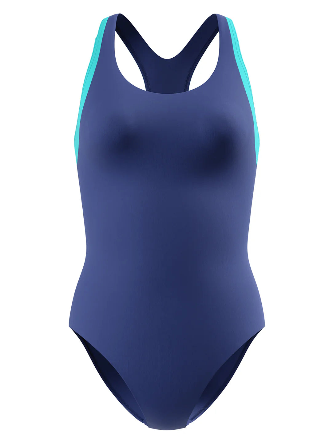 Speedo Women's Hydraline Colorblock Racerback Chlorine Resistant One Piece Swimsuit