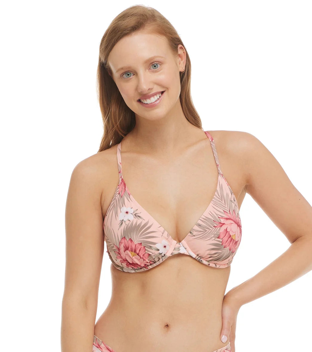 Body Glove Women's Camelia Solo D/DD/E/F Cup Underwire Bikini Top