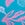 JOLYN Women's Coral Blush Tomcat Printed Bikini Top