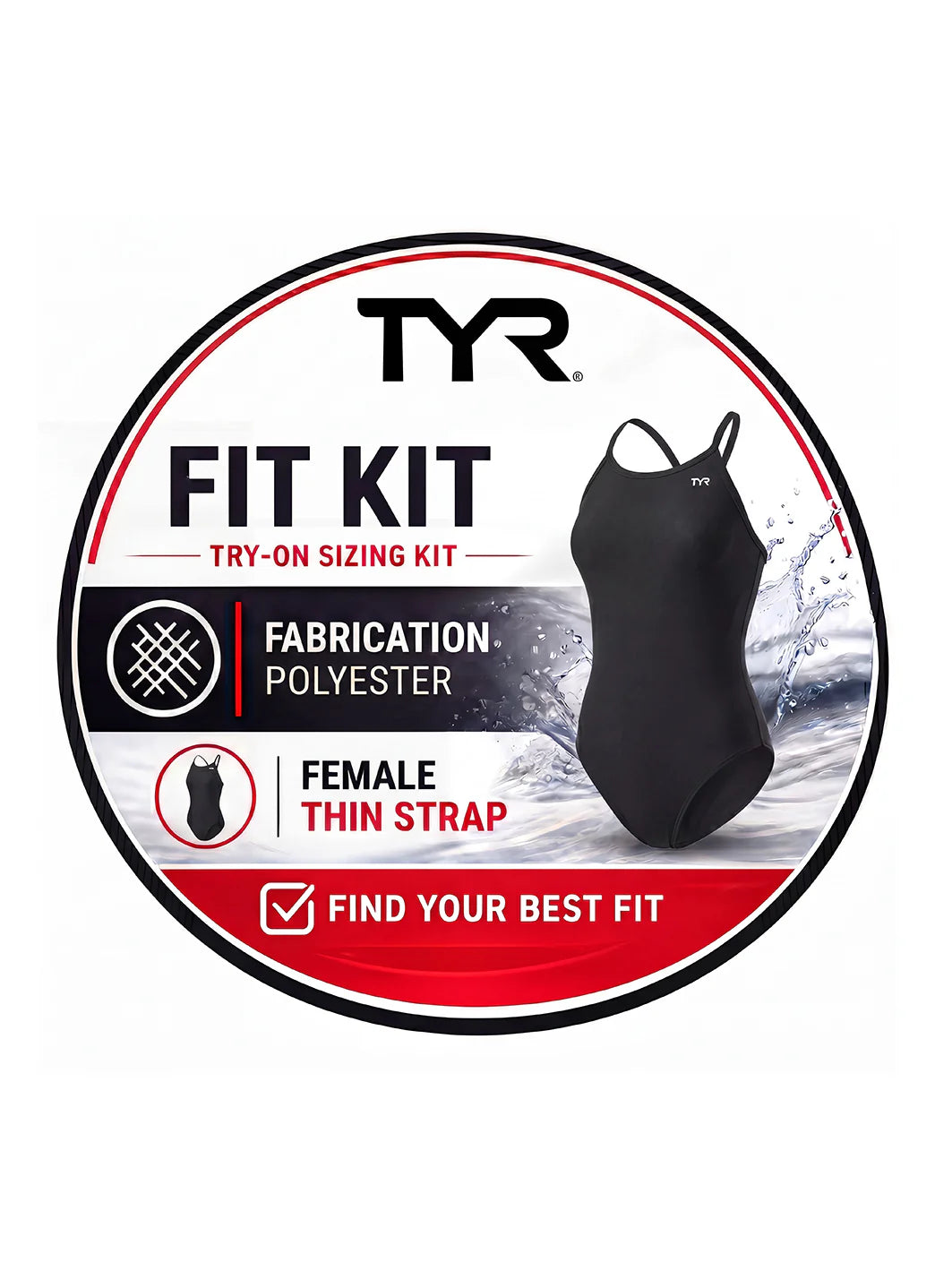 TYR Poly Fit Kit Thin Strap One Piece Swimsuit
