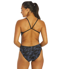 TYR Women's Midnight Camo Cutoutfit One Piece Swimsuit