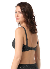 Beach House Women's Sailor Dot Christa Wrap Bikini Top