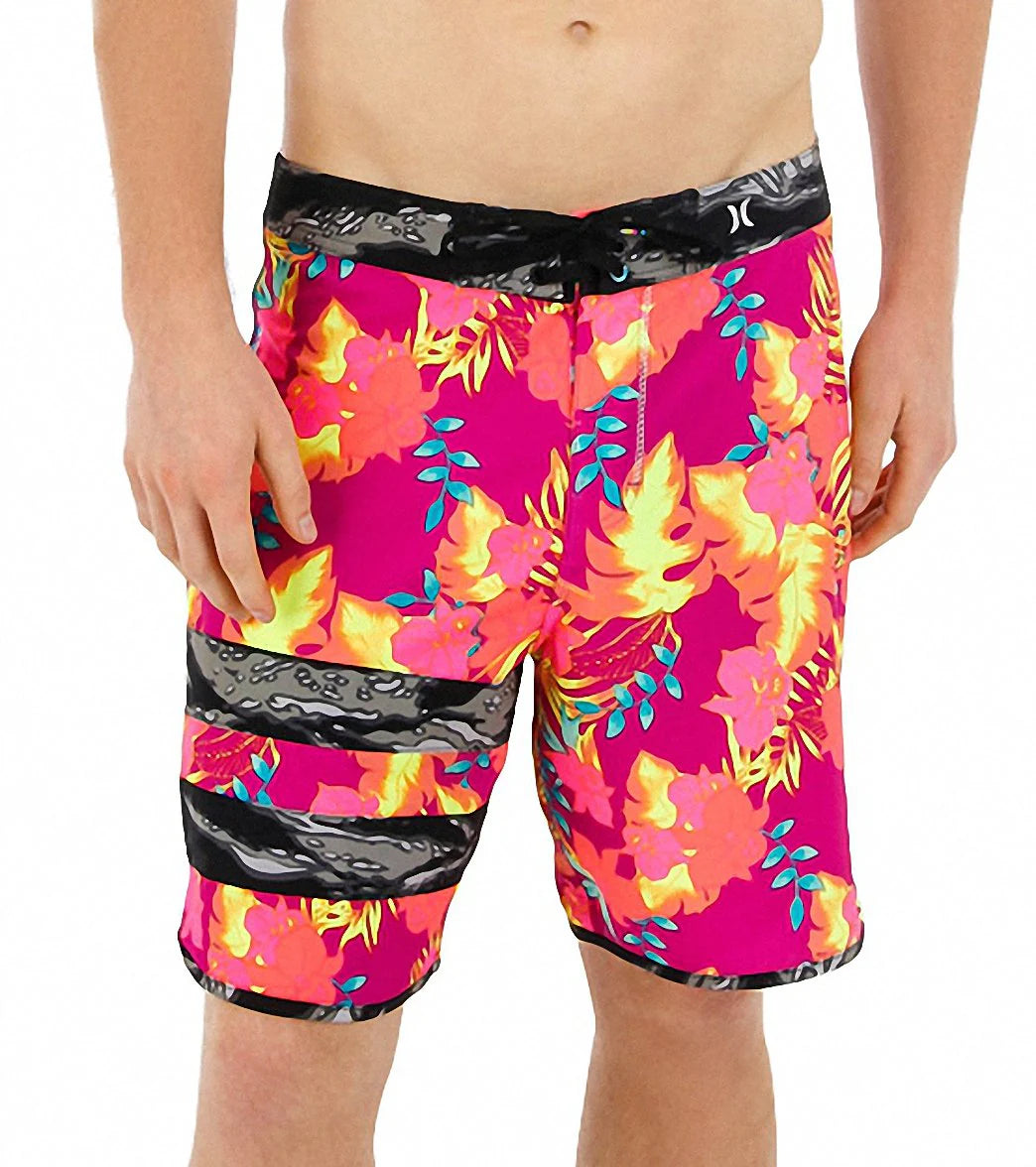 Hurley Men's Phantom 30 Block Party Flammo Boardshort