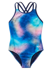 TYR Girls' Frazil Durafast Elite Oliviafit One Piece Swimsuit (Little Kid, Big Kid)