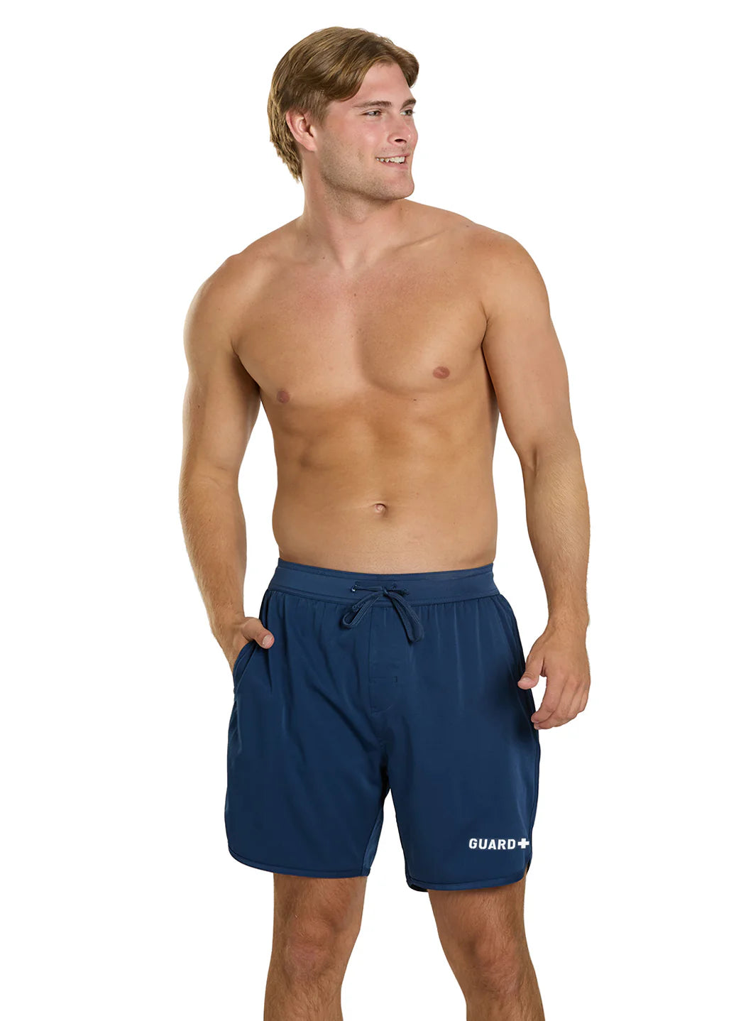 Sporti Guard Men's Stretch Short with Compression Liner