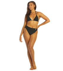 Hurley Women's Baby Rib High Waist Bikini Bottom