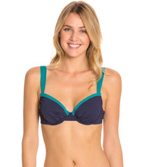 Tommy Bahama Swimwear Deck Piping Full Coverage Bra Bikini Top