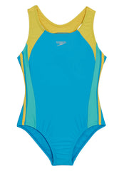 Speedo Girls' Infinity Splice One Piece Swimsuit (Little Kid, Big Kid)