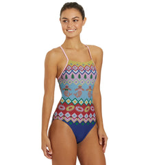 Sporti Granny Sweater Gingerbread Mermaid Micro Back One Piece Swimsuit