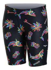 Speedo Boys' Printed Jammer Swimsuit (Little Kid, Big Kid)