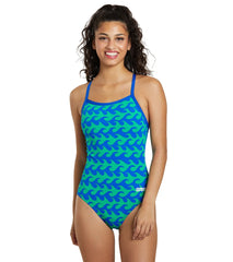 Arena Women's Ride The Wave Light Drop Back One Piece Swimsuit