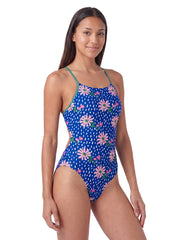 Sporti Coastal Daisy Micro Back One Piece Swimsuit (26-40)
