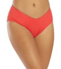 Lauren Ralph Lauren Women's Beach Club Mid Rise V Bikini Bottom