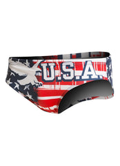 Turbo Men's USA Eagle Water Polo Brief