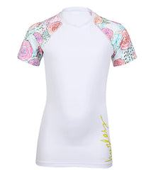 Hurley Youth Girls' Every Rose Rash Guard (7-14)