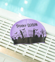 Sporti Spooky Season Silicone Swim Cap