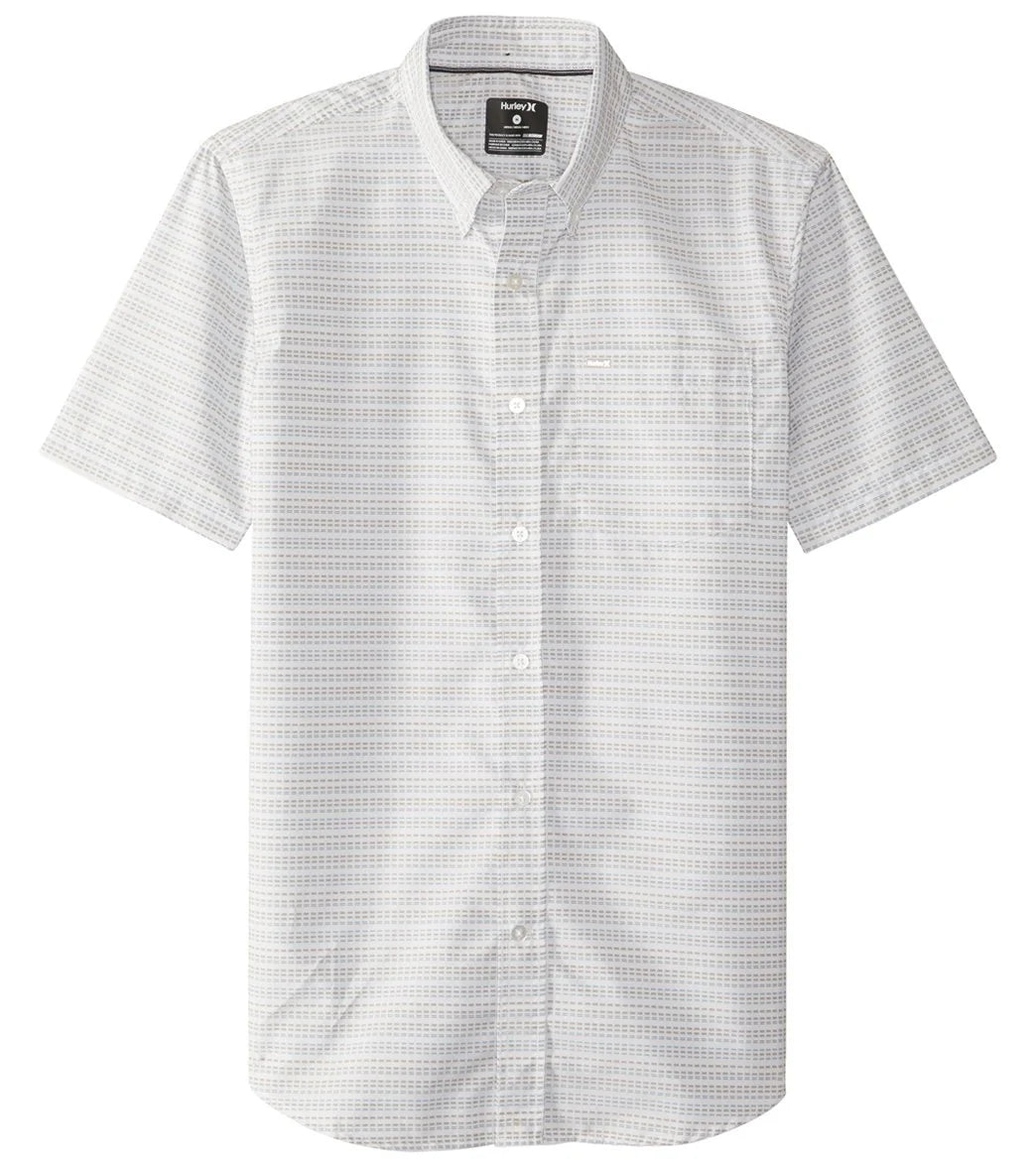 Hurley Men's Dri-Fit Sound Short Sleeve Woven Shirt